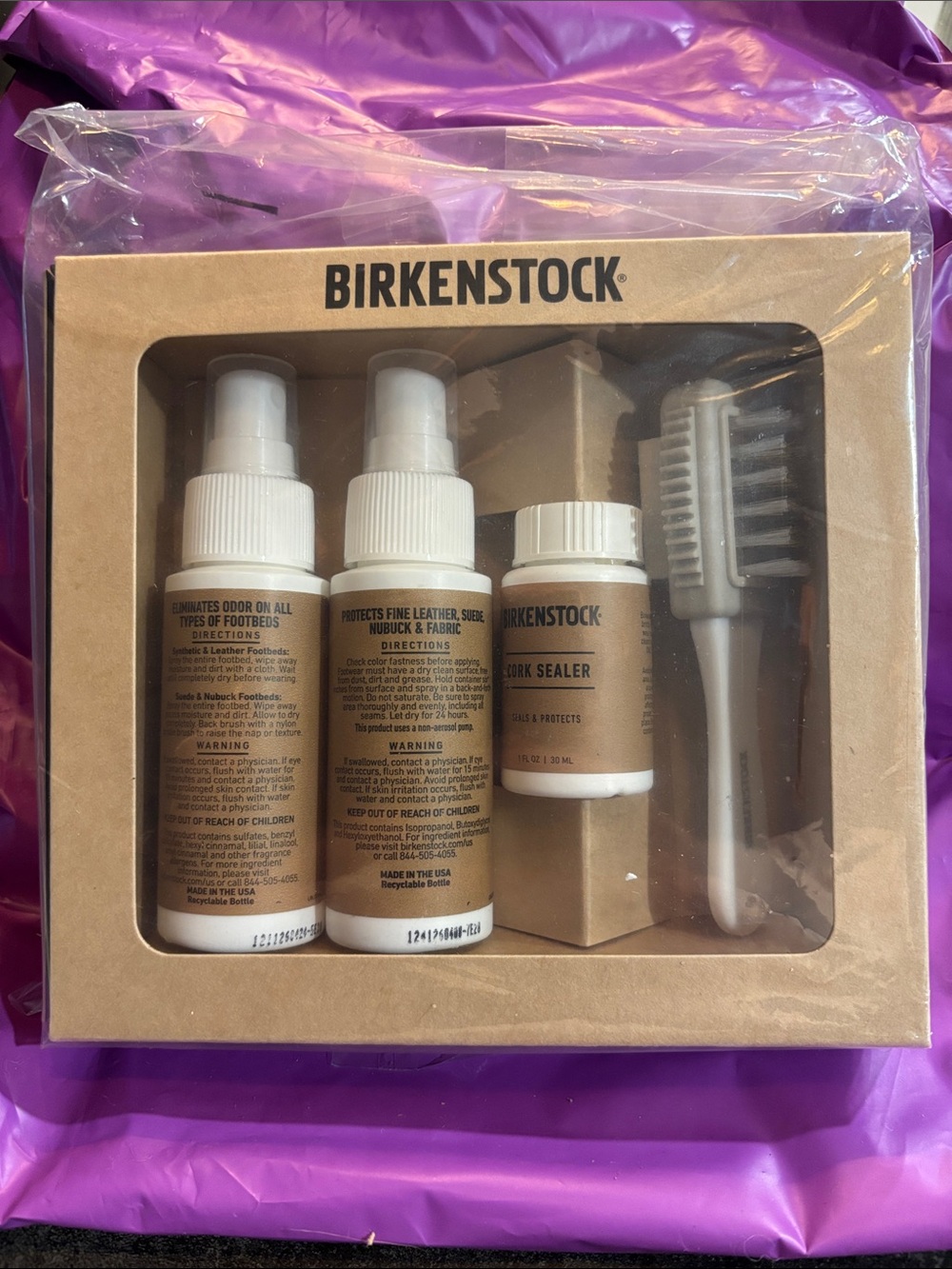 Birkenstock Leather Care Kit with Brush
